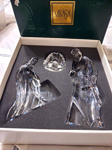 Mikasa clear crystal nativity - mikasa,